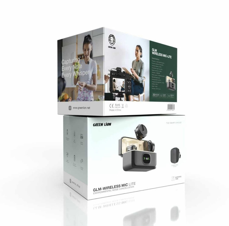 میکروفون بیسیم جی ال ام لایت گرین مدل Green GLM-Wireless Mic Lite