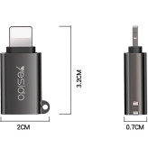 مبدل USB به Lightning یسیدو مدل GS14