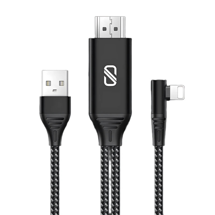 کابل تبدیل لایتنینگ به HDMI اسلیکتو مدل SHC-01 طول 2 متر