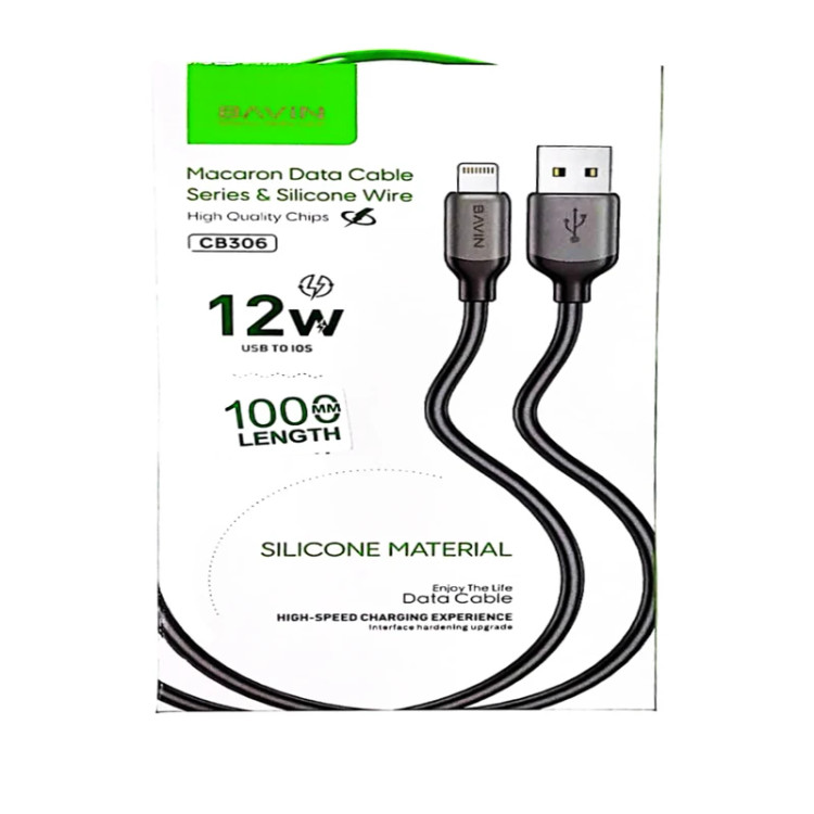 کابل تبدیل USB به لایتنینگ باوین مدل CB_306 طول 1متر