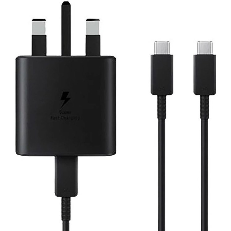 شارژر دیواری 45 وات مدل samsung 3PIN TA به همراه کابل تبدیل USB-C