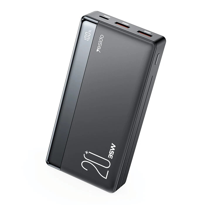 شارژر همراه یسیدو مدل YP51 35W ظرفیت 20000 میلیآمپر ساعت