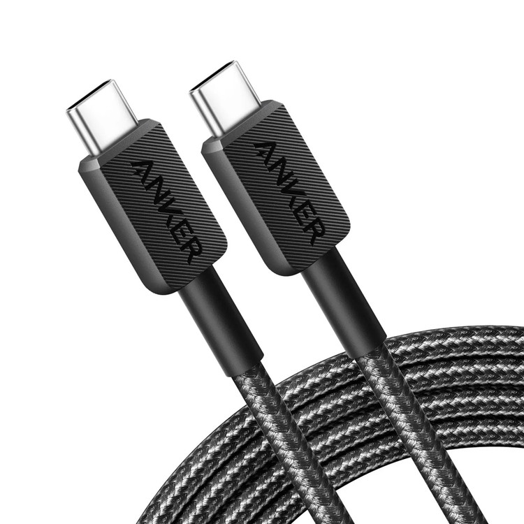 کابل 90 سانتی انکر مدل 322 USB-C to USB-C A81F5H11