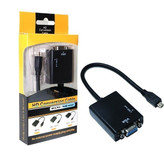 تبدیل MICRO HDMI به VGA همراه با کابل خروجی صدا