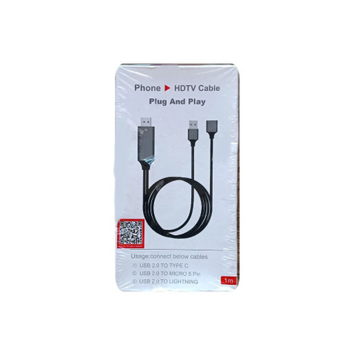 کابل تبدیل لایتینگ- تایپ سی به hdmi