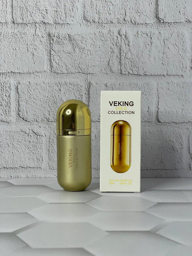 عطر مینیاتوری زنانه طلایی vip 212 veking colo
