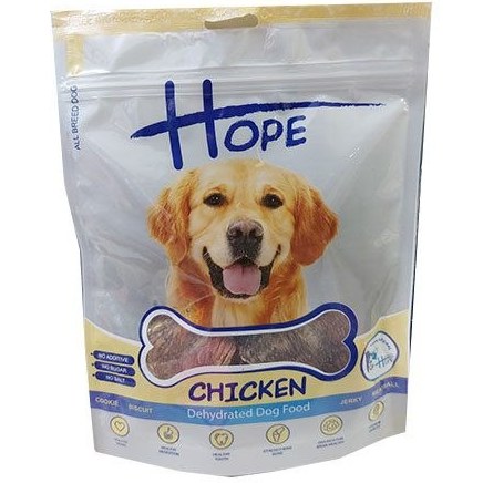 تشویقی سگ برند هوپ مدل اسنک چیپس سینه مرغ