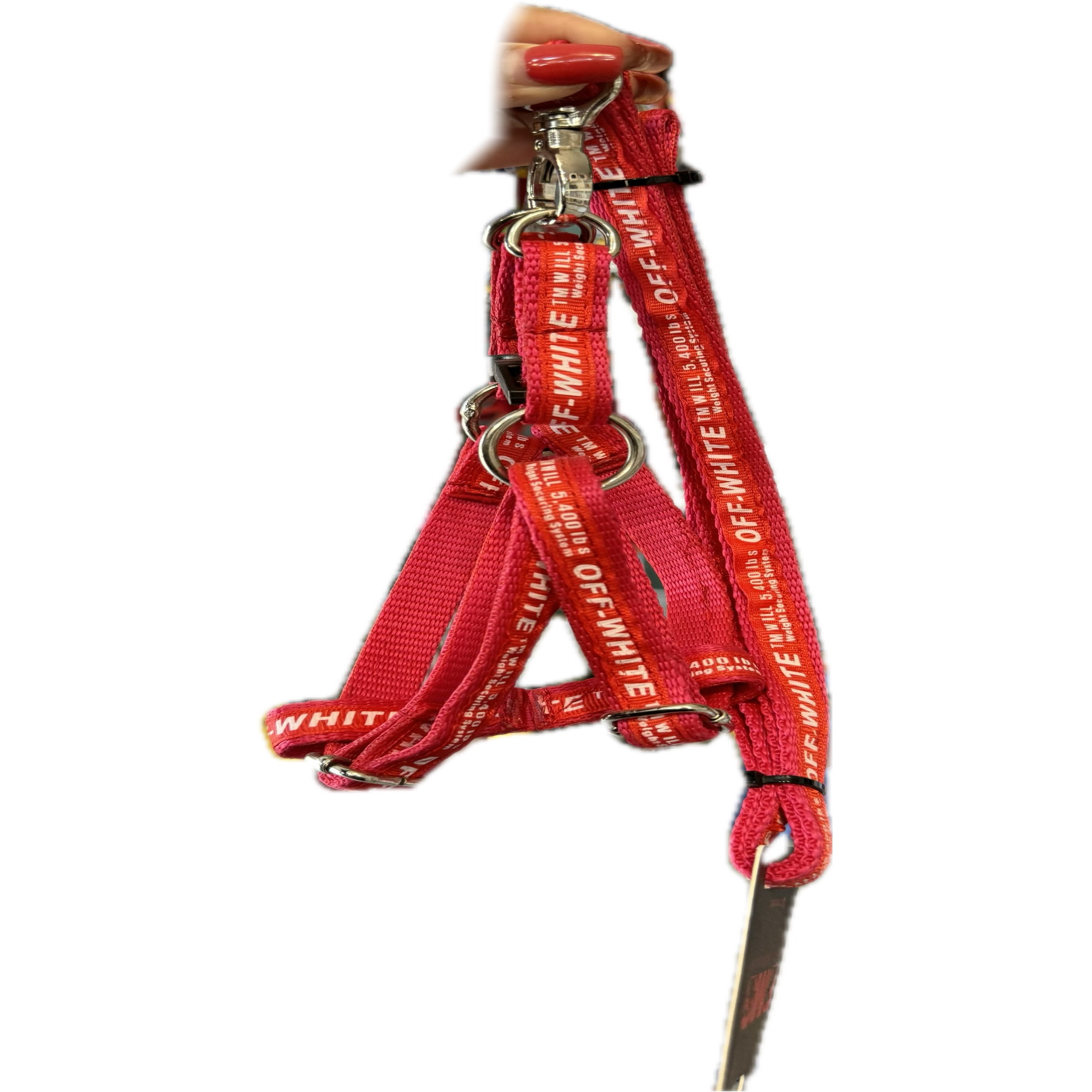 قلاده کتفی سایز ۱ off white در رنگبندی به همراه بند