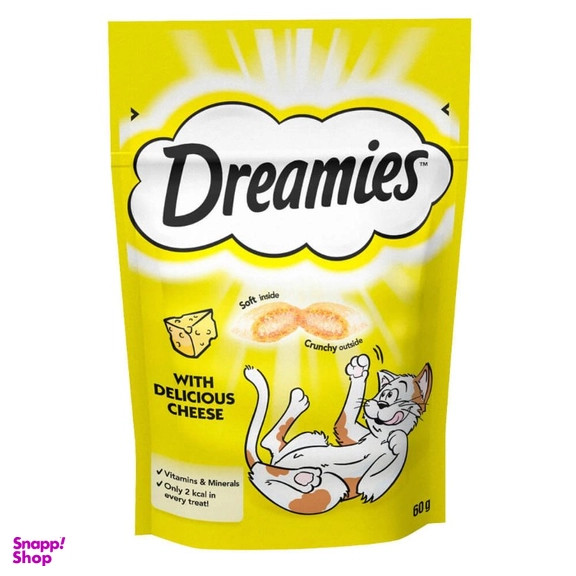 شویقی گربه دریمیز با طعم پنیر وزن 60 گرم