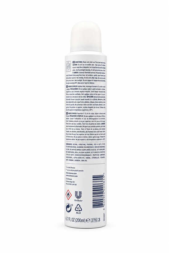 اسپری زنانه Rexona Invisible اصل آرژانتین با ماندگاری 72 ساعته و فناوری MotionSense