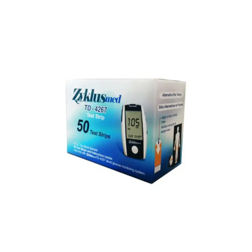 نوار تست قند خون زیکلاس مد TD-4267 بسته ۵۰ عددی