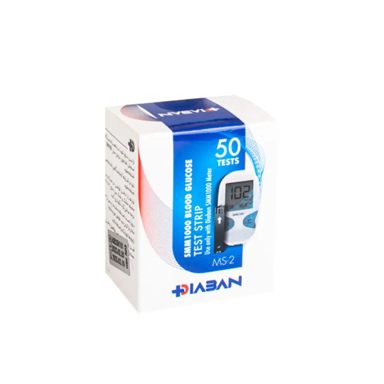 نوار تست قند خون دیابان مدل MS-2 بسته 50 عددی
